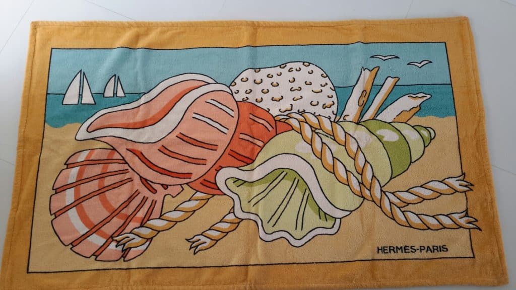 Vintage Hermes beach towel