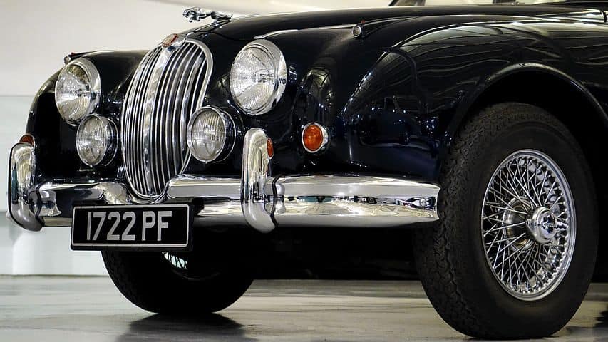 Vintage Jaguar from estate sale